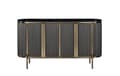 Miniatyrbild 3 av 3: FURNLUX TV-STATIV STILIG SVART & BEIGE 160CM