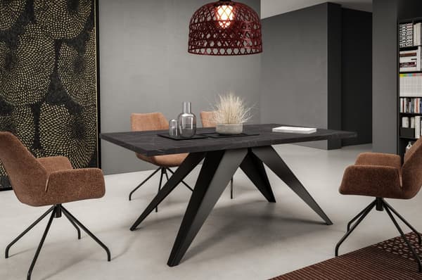 FURNLUX MATBORD VENTO SVART 80CM