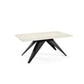 Miniatyrbillede 1 af 5: FURNLUX SPISEBORD VENTO HVID & SORT 80CM