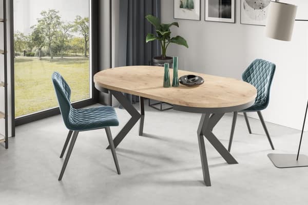 FURNLUX MATBORD EDDER EK LJUS 100CM