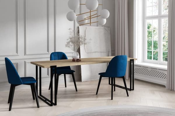 FURNLUX RUOKAPÖYTÄ HORTEN TAMMI VAALEA 80CM