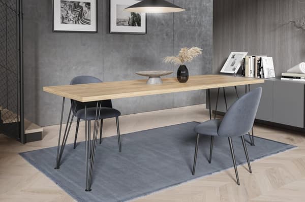FURNLUX SPISEBORD ROSE OAK LIGHT 90CM