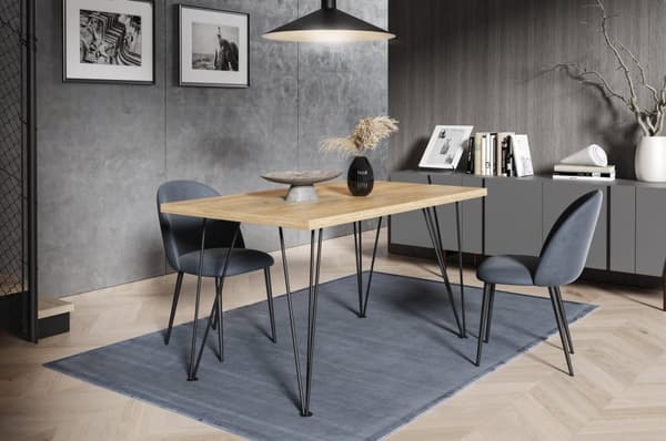 FURNLUX SPISEBORD ROSE OAK LIGHT 90CM