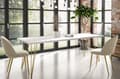 Miniatyrbillede 3 af 3: FURNLUX SPISEBORD ROSE HVID 80CM