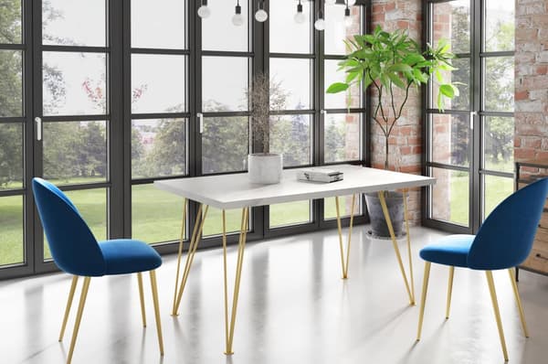 FURNLUX MATBORD ROSÉVIT 90CM