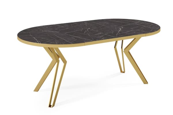 FURNLUX RUOKAPÖYTÄ RANDI MUSTA 120CM