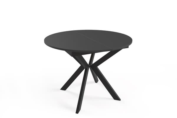 FURNLUX RUOKAPÖYTÄ LEIA MUSTA 100CM