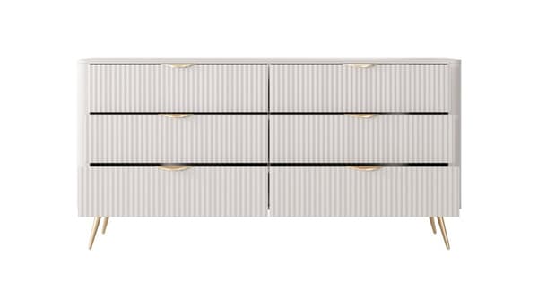 FURNLUX BYRÅ LANTE VIT 163CM