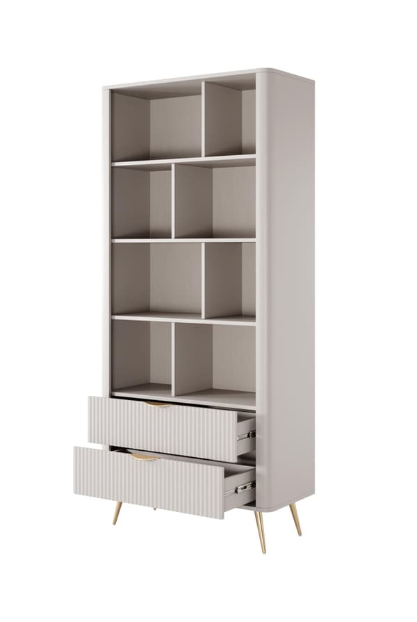 FURNLUX VITRINSKÅP LANTE VIT 88CM