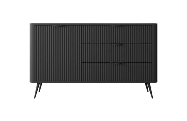 FURNLUX SKÄNK LANTE SVART 138CM