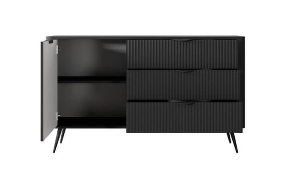 FURNLUX SKÄNK LANTE SVART 138CM
