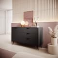 Pikkukuva 5 / 5: FURNLUX LIPASTO LANTE MUSTA 138CM