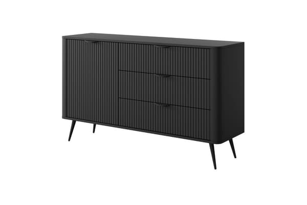 FURNLUX SKÄNK LANTE SVART 138CM