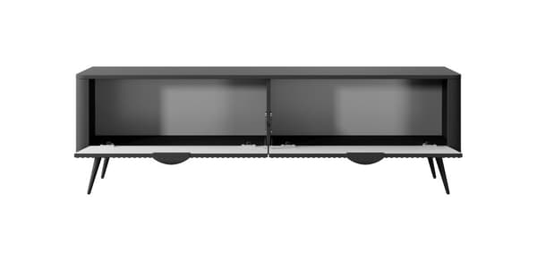 FURNLUX TV-TELINE LANTE MUSTA 163CM