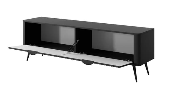 FURNLUX TV-TELINE LANTE MUSTA 163CM