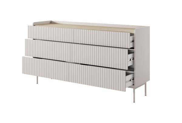 FURNLUX BYRÅ NIVÅ BEIGE 153CM