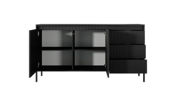 FURNLUX SKÄNK SENSATION SVART 153CM