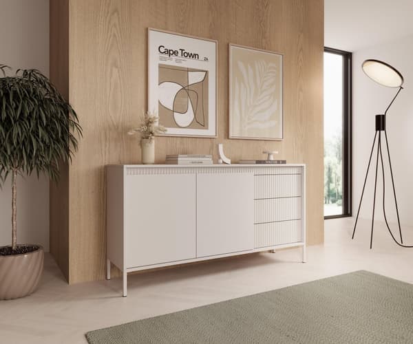 FURNLUX SKÆNK SENSATION HVID 153CM