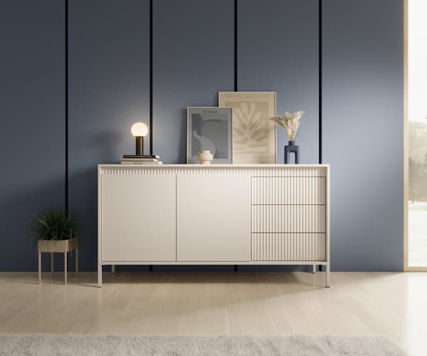 FURNLUX SKÆNK SENSATION HVID 153CM