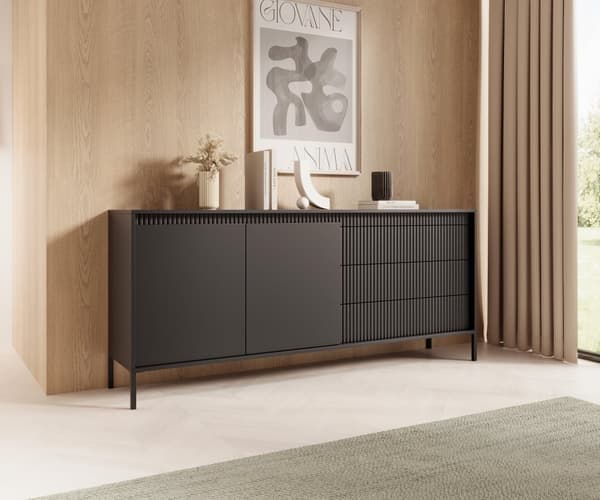 FURNLUX LIPASTO SENSATION MUSTA 187CM