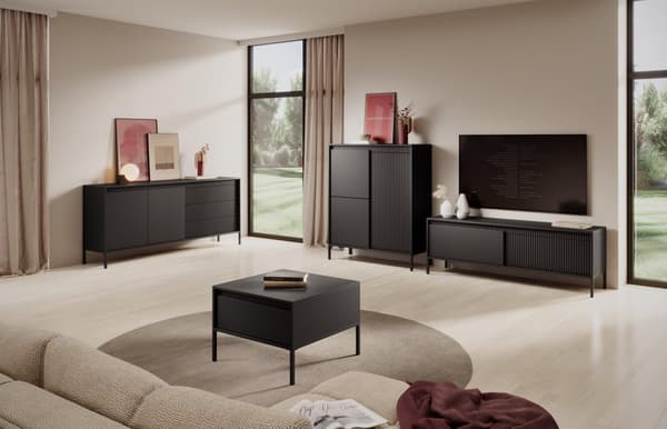 FURNLUX LIPASTO SENSATION MUSTA 187CM