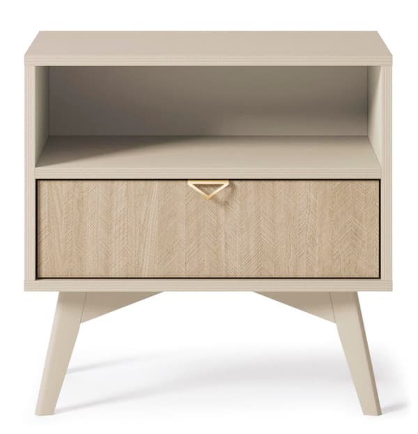 FURNLUX NATTDUKSBORD SKOGSBEIGE 54CM