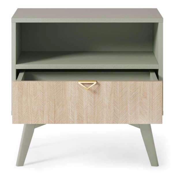 FURNLUX NATTDUKSBORD SKOG BEIGE & GRÖN 54CM