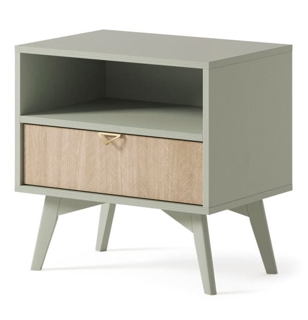 FURNLUX NATTDUKSBORD SKOG BEIGE & GRÖN 54CM