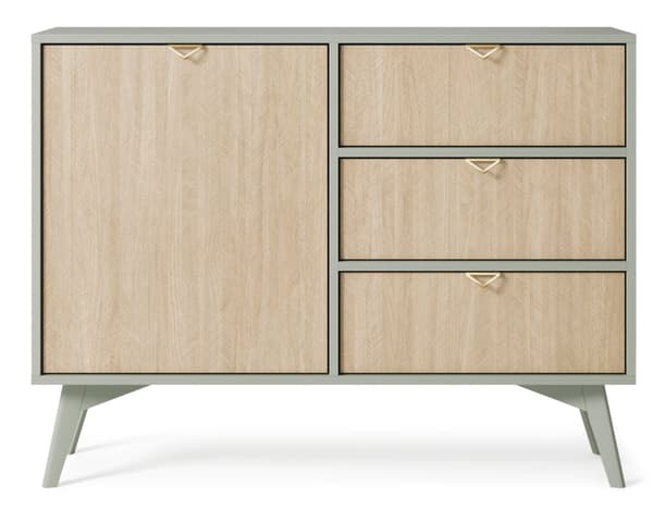 FURNLUX SKÄNK SKOG BEIGE & GRÖN 106CM