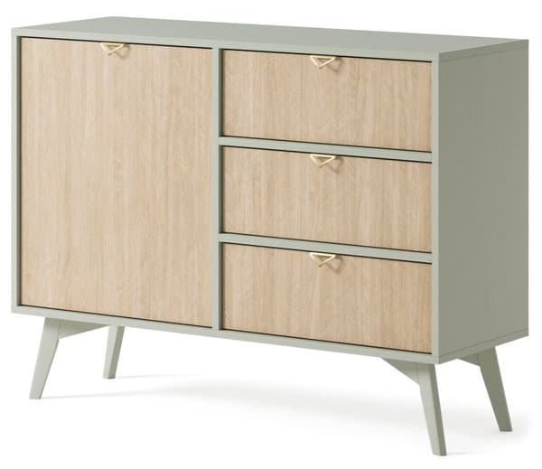 FURNLUX SKÄNK SKOG BEIGE & GRÖN 106CM