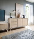 Miniatyrbild 4 av 5: FURNLUX SKÄNK SKOG BEIGE 158CM