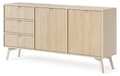 Miniatyrbild 1 av 5: FURNLUX SKÄNK SKOG BEIGE 158CM