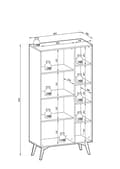 Pikkukuva 6 / 6: FURNLUX LIPASTO METSÄ BEIGE & VIHREÄ 80CM