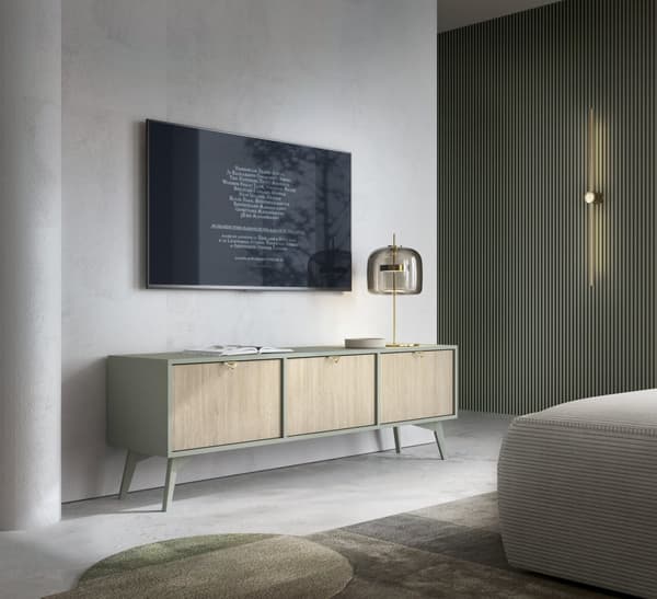 FURNLUX TV-TELINE METSÄ BEIGE & VIHREÄ 158CM