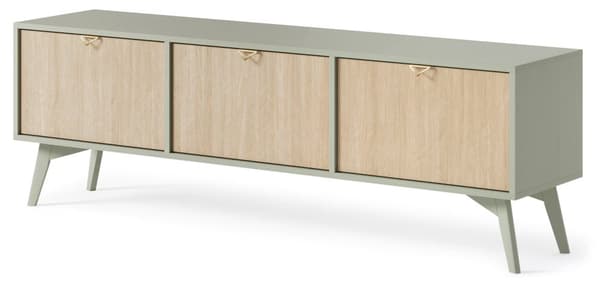 FURNLUX TV-TELINE METSÄ BEIGE & VIHREÄ 158CM