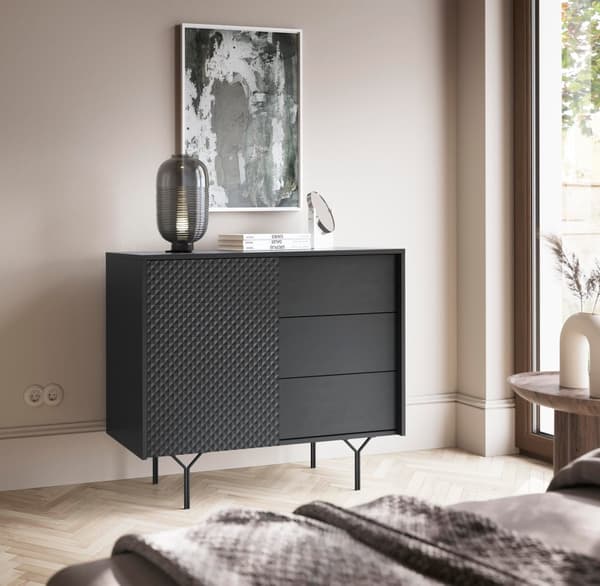 FURNLUX LIPASTO KORPPI MUSTA 97CM