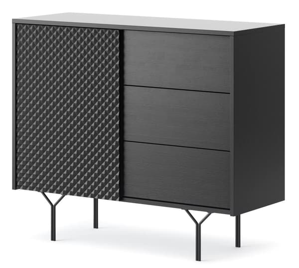 FURNLUX LIPASTO KORPPI MUSTA 97CM
