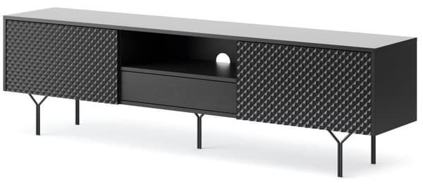 FURNLUX TV-TELINE RAVEN MUSTA 180CM