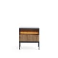 Miniatyrbillede 3 af 4: FURNLUX NATBORD SENTO SORT 54CM