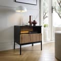 Miniatyrbillede 4 af 4: FURNLUX NATBORD SENTO SORT 54CM