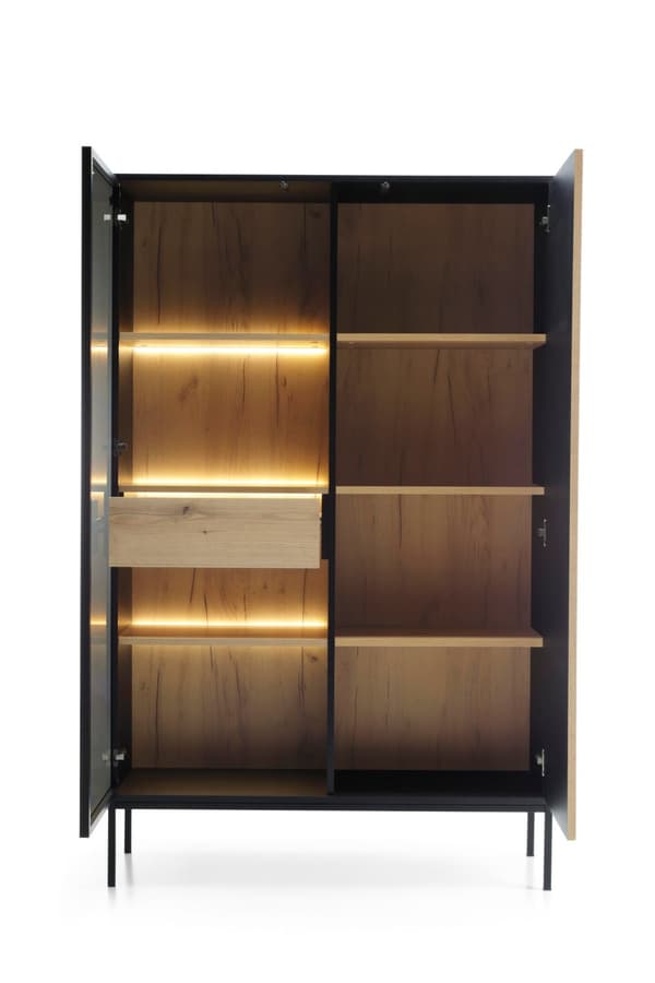 FURNLUX SHOWCASE SENTO SVART 104CM