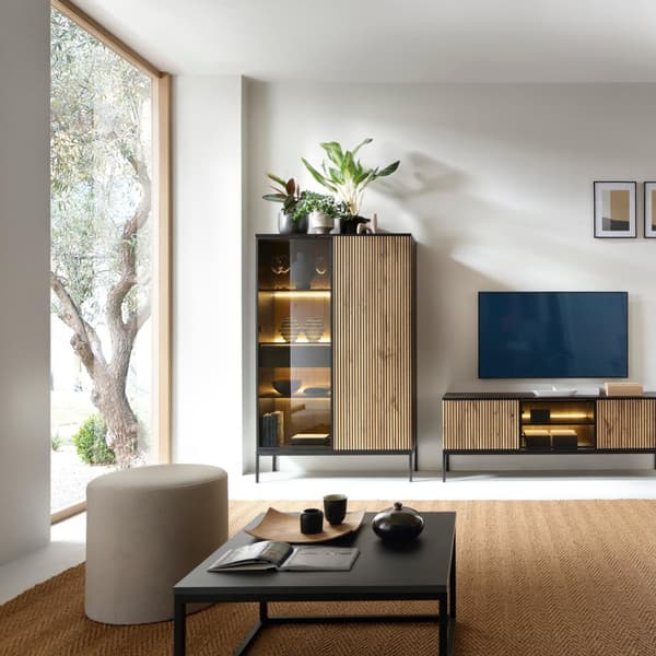 FURNLUX SHOWCASE SENTO SVART 104CM