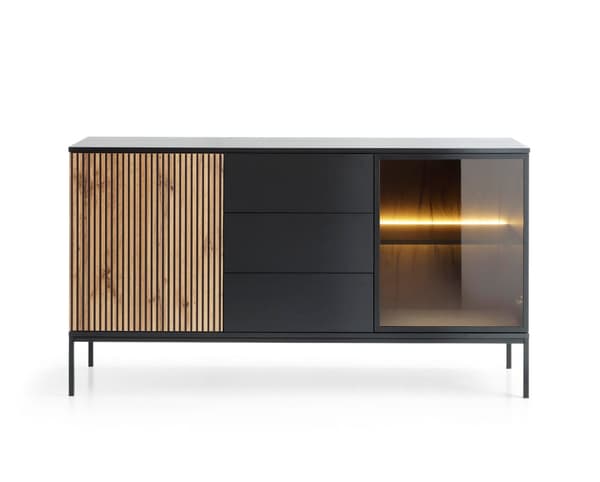 FURNLUX SKÄNK SENTO SVART 154CM