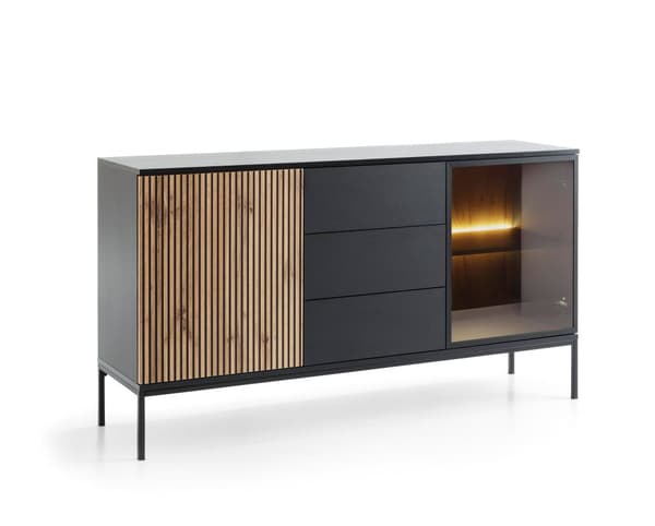 FURNLUX SKÄNK SENTO SVART 154CM