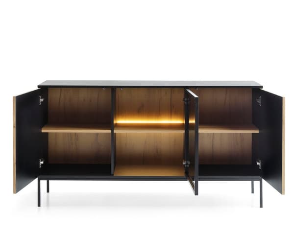 FURNLUX LIPASTO SENTO MUSTA 154CM