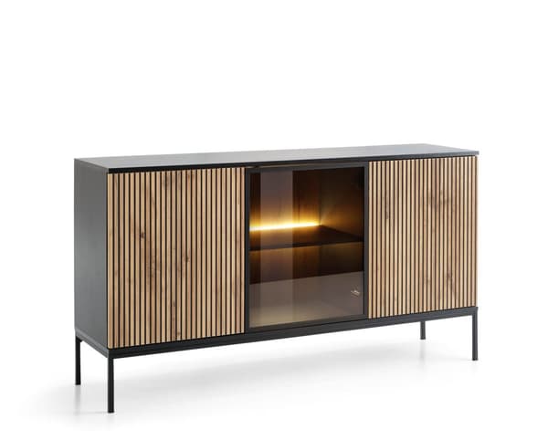 FURNLUX LIPASTO SENTO MUSTA 154CM