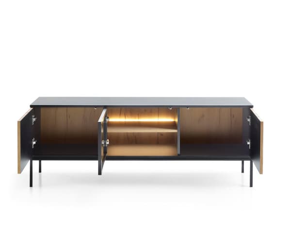 FURNLUX TV-TELINE SENTO MUSTA 156CM