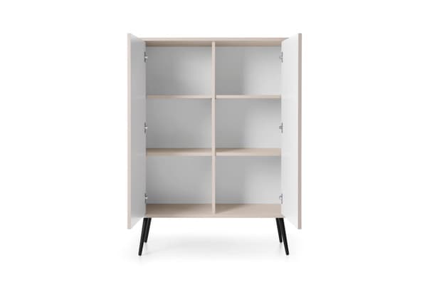 FURNLUX SIVUPÖYTÄ ZOVA BEIGE & MUSTA 103CM