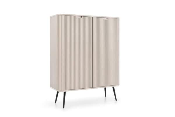 FURNLUX SIVUPÖYTÄ ZOVA BEIGE & MUSTA 103CM