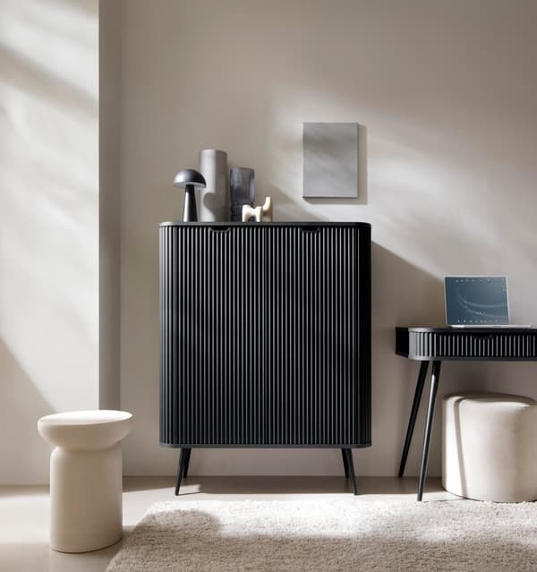 FURNLUX SIVUPÖYTÄ ZOVA MUSTA 103CM